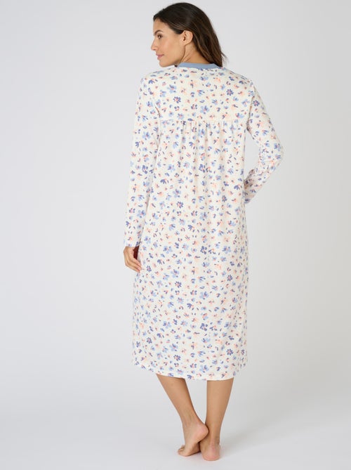 Chemise de nuit Thermolactyl chauffe-épaules - Damart - Kiabi