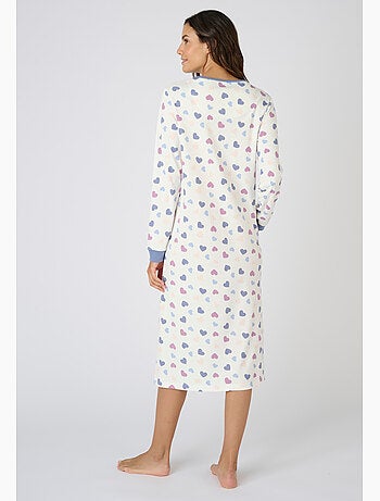Chemise de nuit Thermolactyl col boutonné - Damart