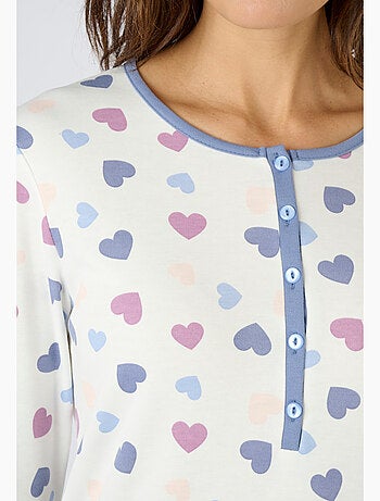 Chemise de nuit Thermolactyl en maille interlock - Damart