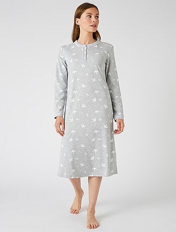 Chemise de nuit Thermolactyl en maille interlock - Damart