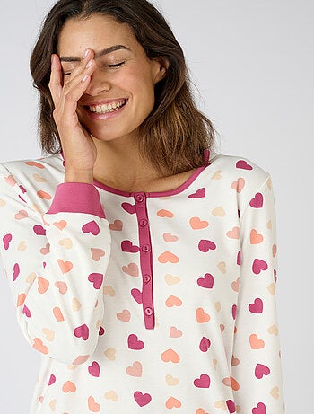 Chemise de nuit Thermolactyl en maille interlock - Damart