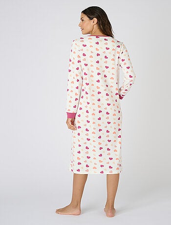 Chemise de nuit Thermolactyl en maille interlock - Damart