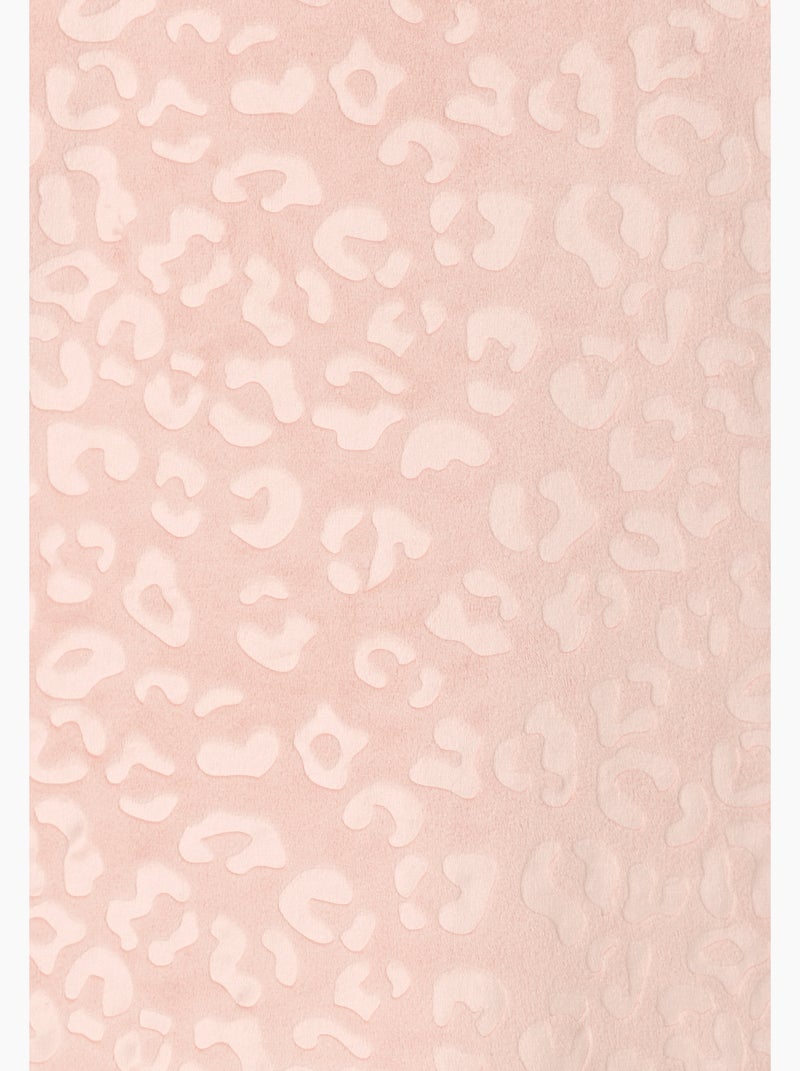 Chemise de nuit Thermolactyl en velours embossé - Damart Rose - Kiabi