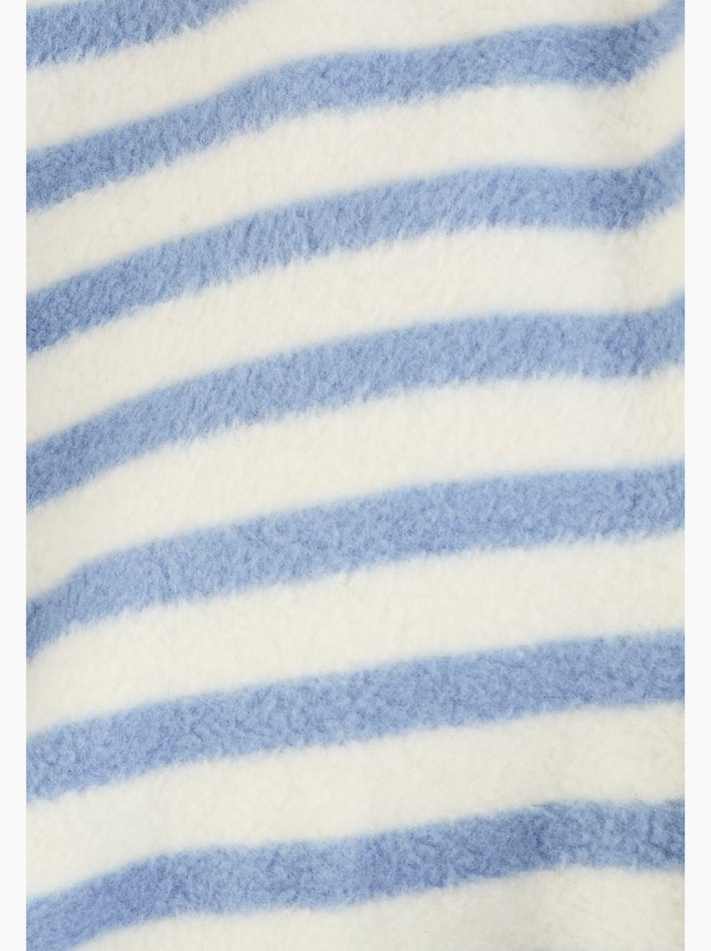 Chemise de nuit thermolactyl maille polaire - damart Bleu - Kiabi