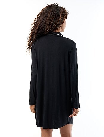 Chemise de nuit unie de maternité