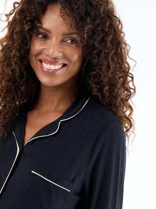Chemise de nuit unie de maternité - Kiabi Chemise de nuit unie de maternité - Kiabi