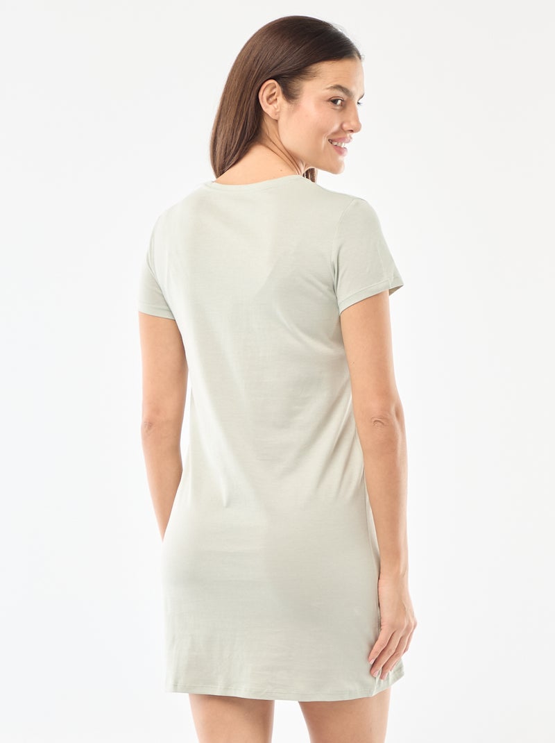 Chemise de nuit Vert - Kiabi