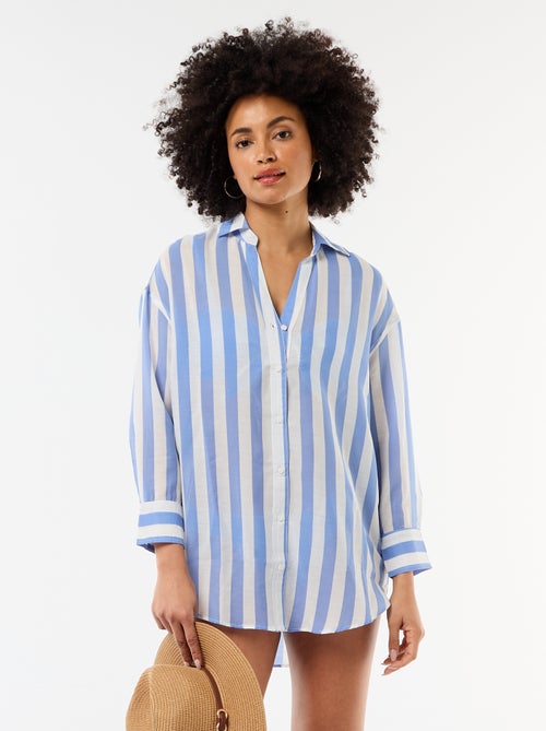 Chemise de plage fluide imprimée - Kiabi Chemise de plage fluide imprimée - Kiabi