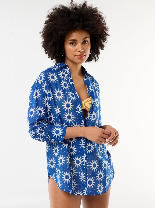 Chemise de plage fluide imprimée - Kiabi Chemise de plage fluide imprimée - Kiabi