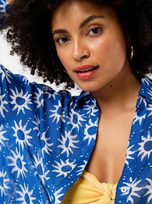 Chemise de plage fluide imprimée - Kiabi Chemise de plage fluide imprimée - Kiabi