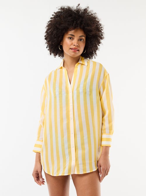 Chemise de plage fluide imprimée - Kiabi Chemise de plage fluide imprimée - Kiabi
