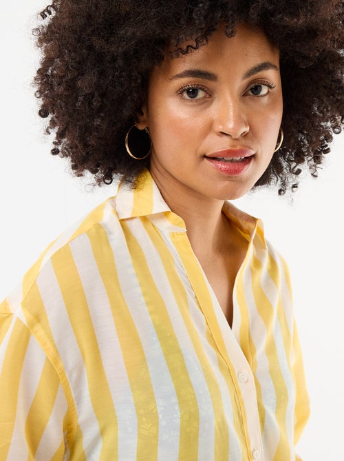 Chemise de plage fluide imprimée - Kiabi Chemise de plage fluide imprimée - Kiabi