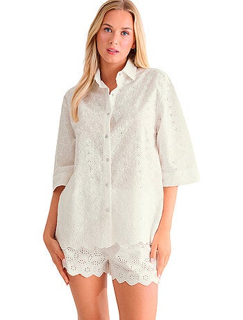 Chemise de plage manches trois quarts PANAMA