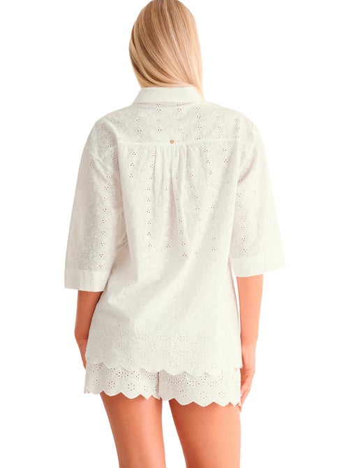 Chemise de plage manches trois quarts PANAMA - Kiabi
