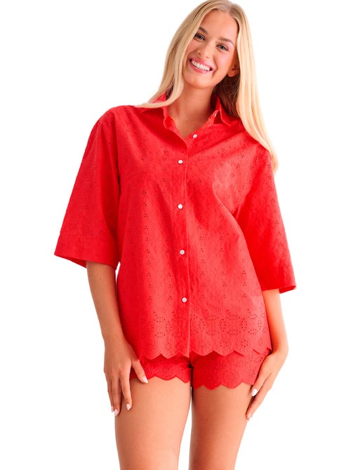 Chemise de plage manches trois quarts PANAMA - Kiabi