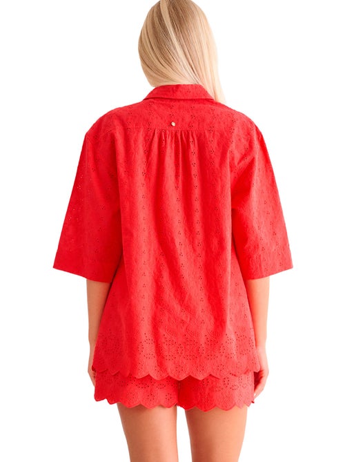 Chemise de plage manches trois quarts PANAMA - Kiabi