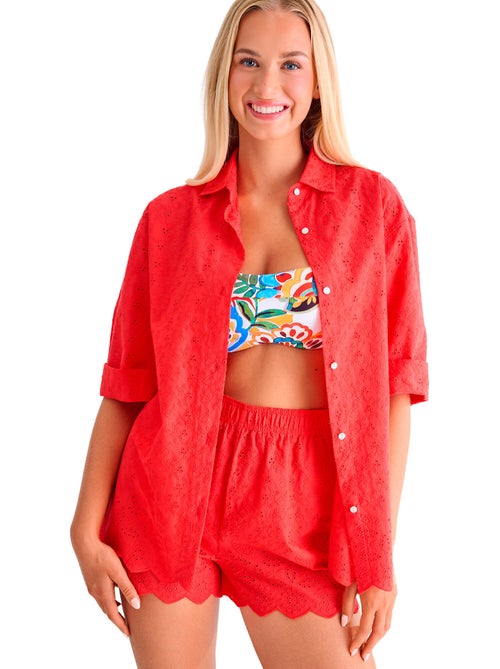 Chemise de plage manches trois quarts PANAMA - Kiabi