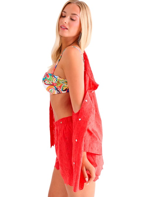 Chemise de plage manches trois quarts PANAMA - Kiabi
