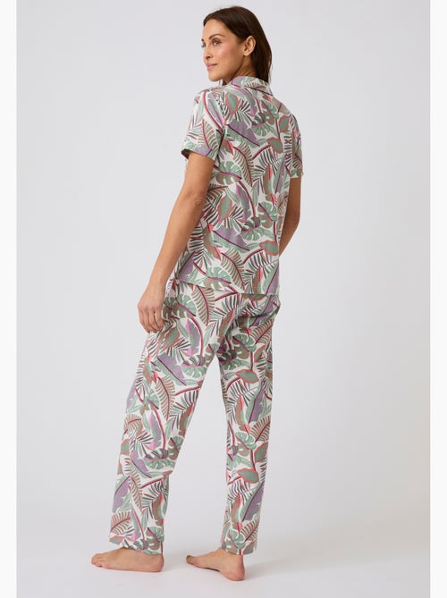 Chemise de pyjama en pur coton peigné - Damart - Kiabi