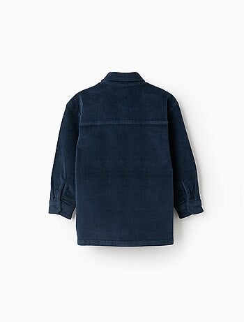 Chemise de Surchemise en Velours Côtelé