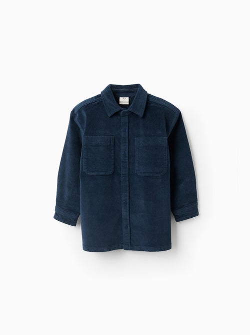 Chemise de Surchemise en Velours Côtelé - Kiabi