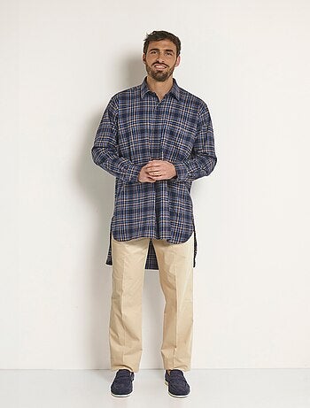 Chemise de travail chaude flanelle à carreaux