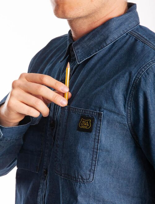 Chemise de travail en jeans MATT 'Rica Lewis' - Kiabi