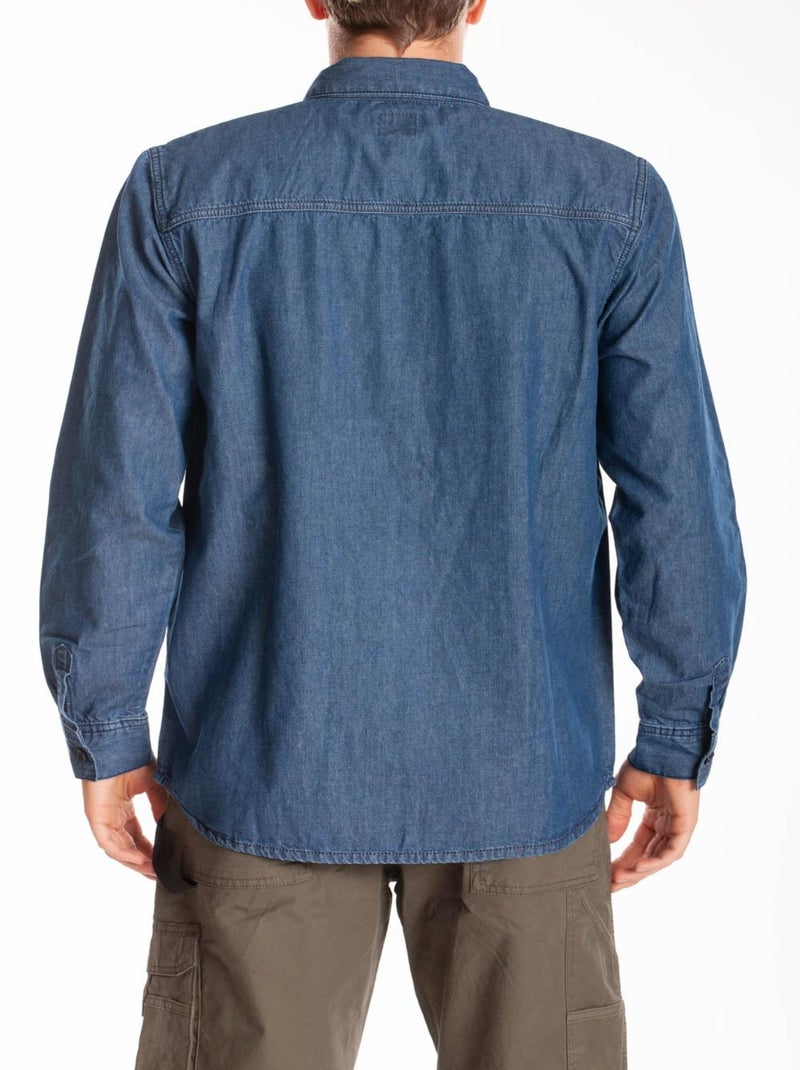 Chemise de travail en jeans MATT 'Rica Lewis' Bleu - Kiabi