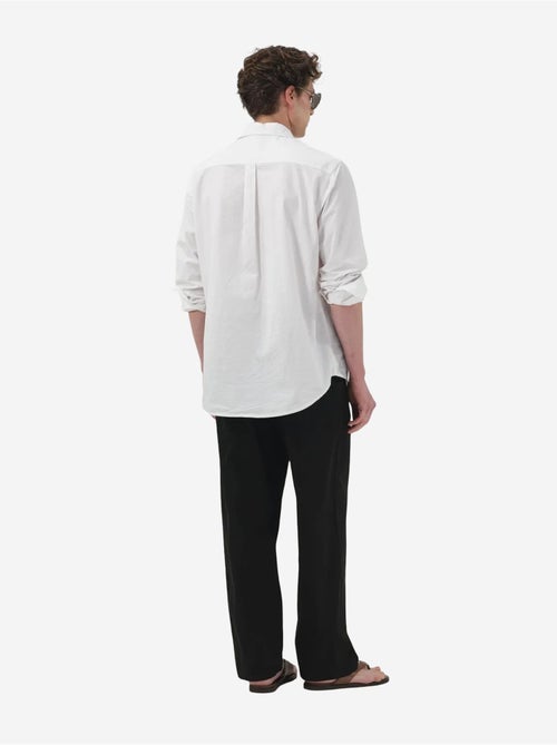 Chemise décontractée à manches longues en coton avec poche giesto - Kiabi Chemise décontractée à manches longues en coton avec poche giesto - Kiabi