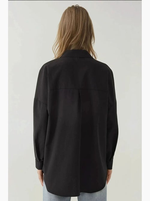 Chemise décontractée à manches longues en lin mélangé hiccup - Kiabi Chemise décontractée à manches longues en lin mélangé hiccup - Kiabi