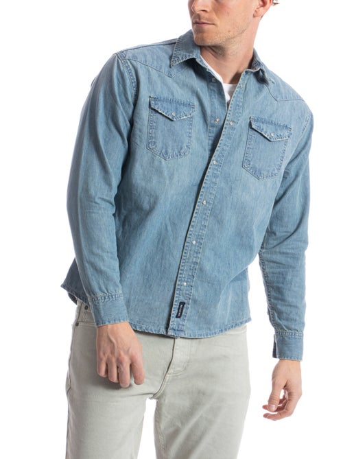 Chemise denim coupe western FURIO 'Rica Lewis' - Kiabi