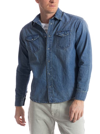 Chemise denim coupe western FURY 'Rica Lewis'
