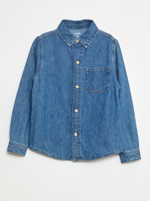 Chemise denim en jean - Kiabi