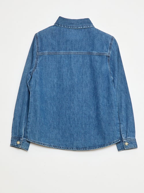 Chemise denim en jean - Kiabi