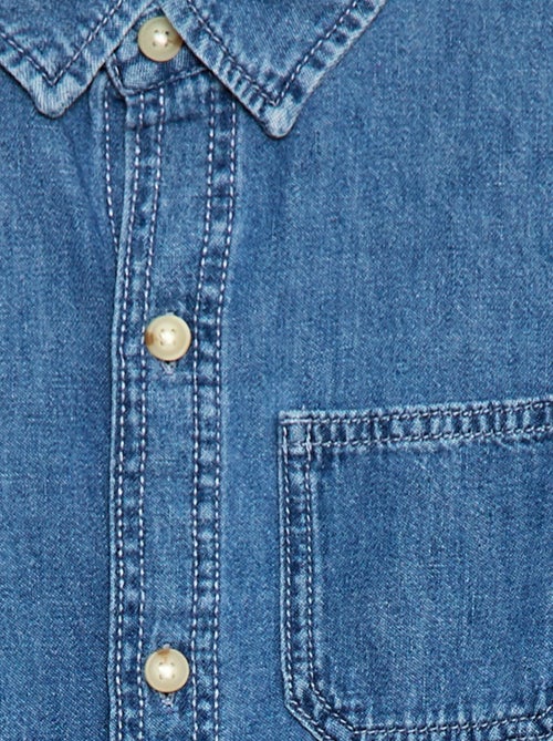 Chemise denim en jean - Kiabi
