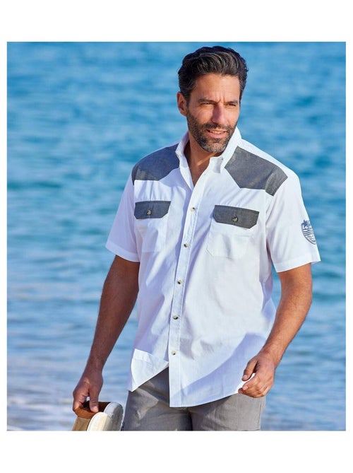 Chemise Details Chambray - ATLAS FOR MEN - Kiabi