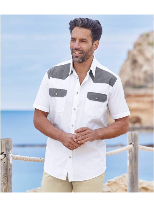 Chemise Details Chambray - ATLAS FOR MEN - Kiabi