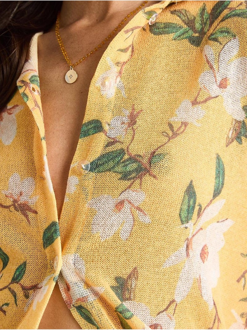Chemise d'été en tricot à imprimé numérique lucci Ambre - Kiabi