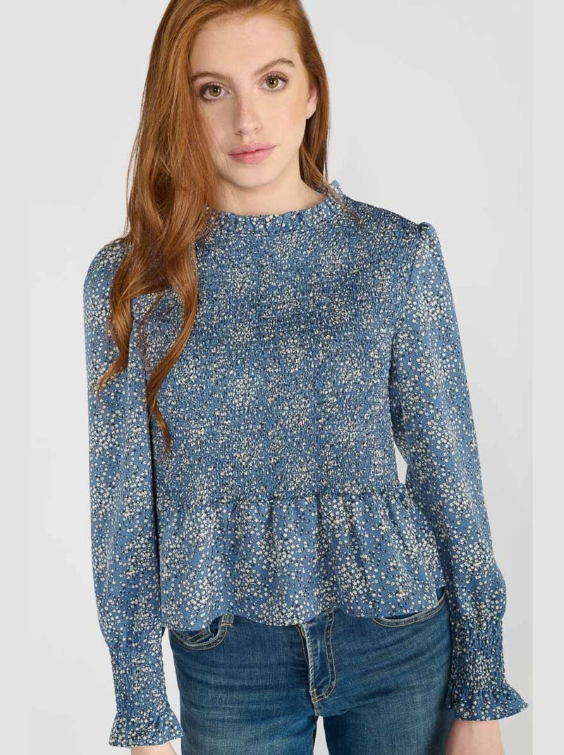 Chemise DIVEGI 'Le Temps Des Cerises' Bleu - Kiabi