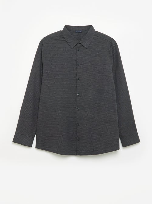 Chemise dobby à motif - Kiabi Chemise dobby à motif - Kiabi