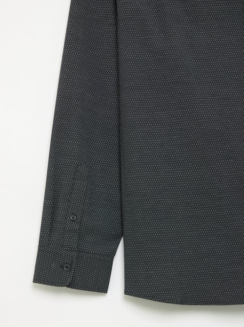 Chemise dobby à motif - Kiabi Chemise dobby à motif - Kiabi