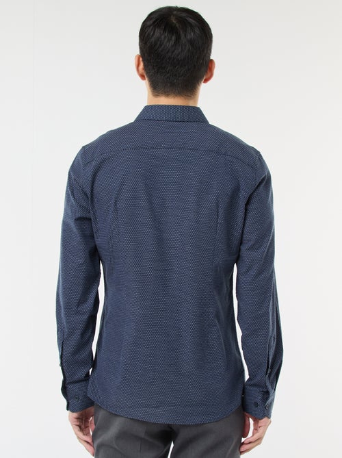 Chemise dobby coupe slim - Kiabi