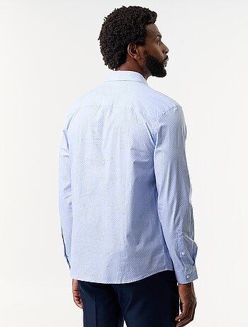 Chemise dobby fantaisie