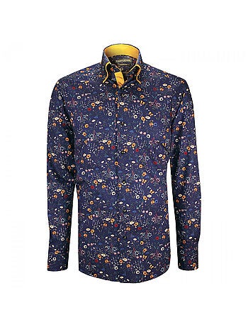 Chemise double col à coudières EROS