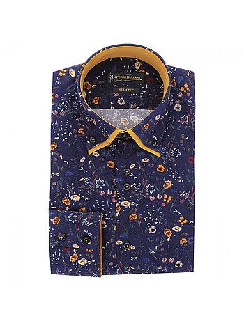 Chemise double col à coudières EROS