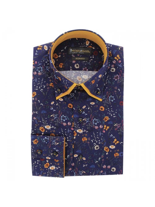 Chemise double col à coudières EROS - Kiabi