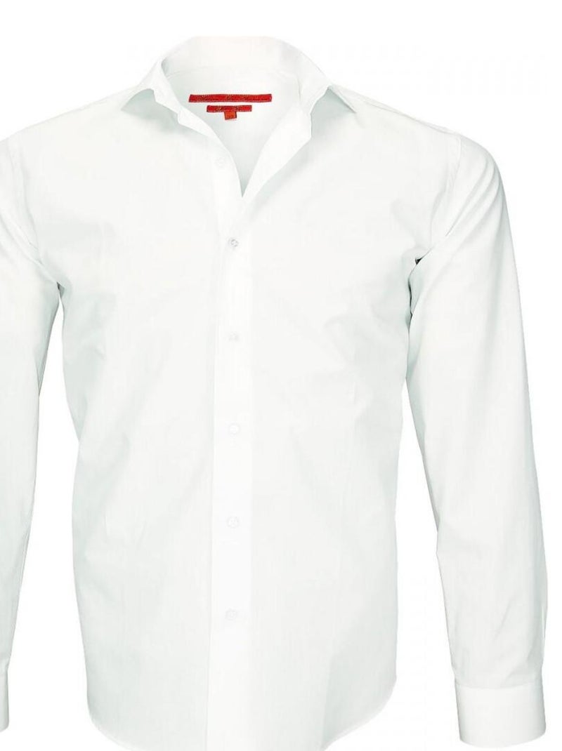 Chemise double fil 120/2 LUXURY Blanc - Kiabi