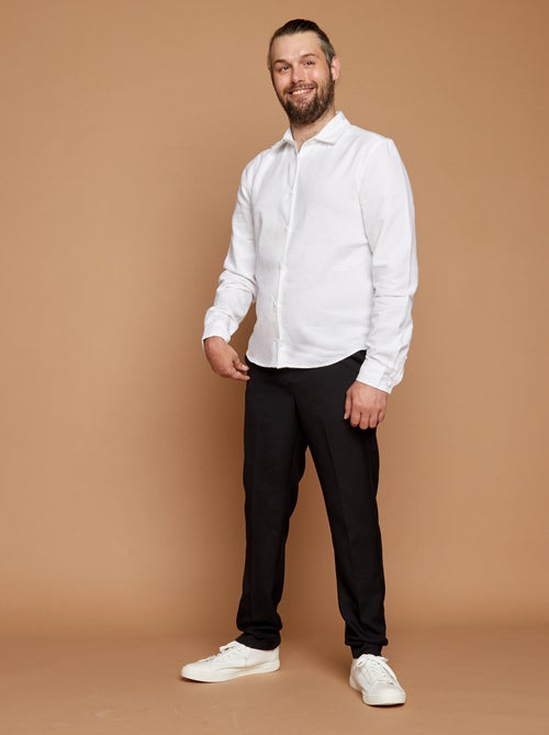 Chemise droite - collection facile à enfiler - Kiabi