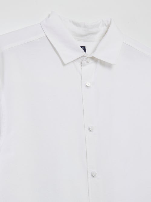 Chemise droite - collection facile à enfiler - Kiabi