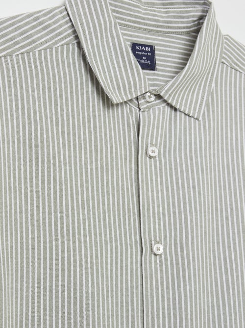 Chemise droite - collection facile à enfiler - Kiabi